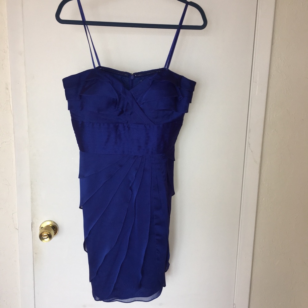 Caché Royal Blue sleeveless cocktail dress Size 12
